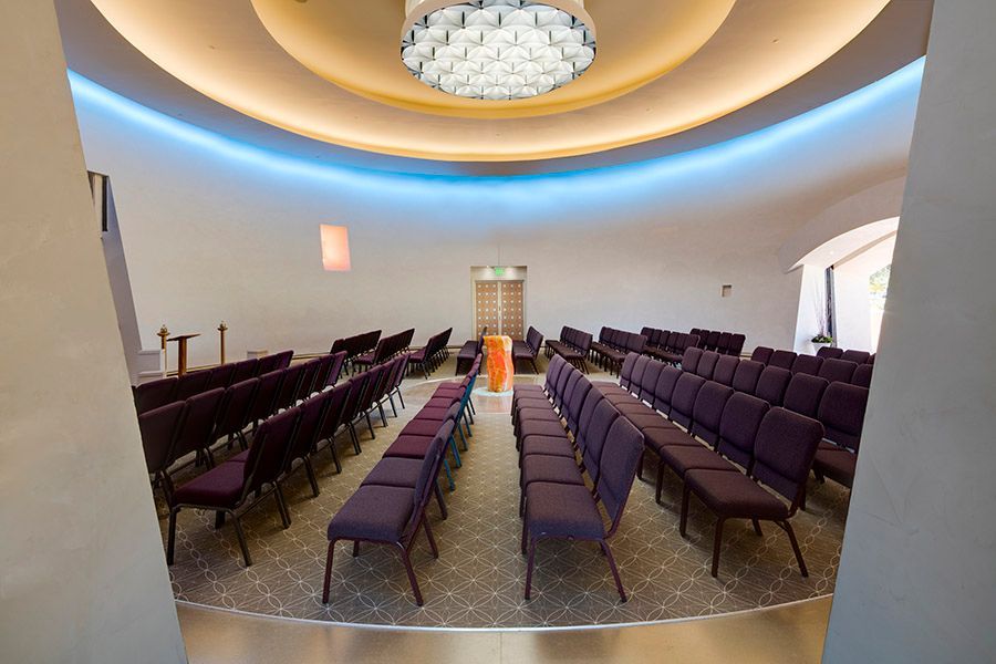 The Chapel of Light is a unique sacred space and venue for life celebrations, gatherings, memorial and funeral services that embodies both the unique architectural and spiritual cultural diversity of Santa Fe.