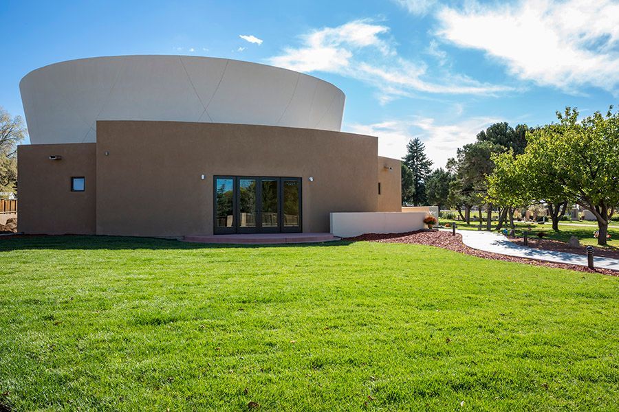 The Chapel of Light is a unique sacred space and venue for life celebrations, gatherings, memorial and funeral services that embodies both the unique architectural and spiritual cultural diversity of Santa Fe.