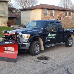 Commercial Plowing Contractor – Rochester, MN – Advanced Lawn Services
