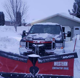 Snow Plowing And Winter Services – Rochester, MN – Advanced Lawn Services