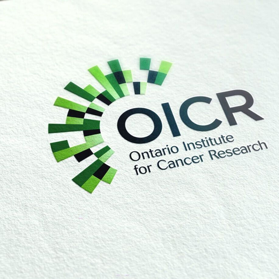 The logo for the ontario institute for cancer research