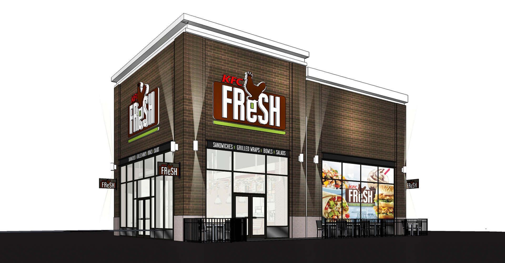 An artist 's impression of a new fresh grocery store