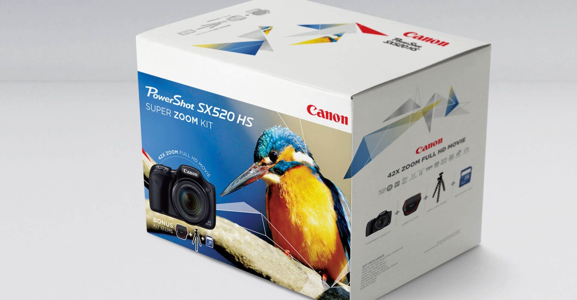 A box with a picture of a bird on it