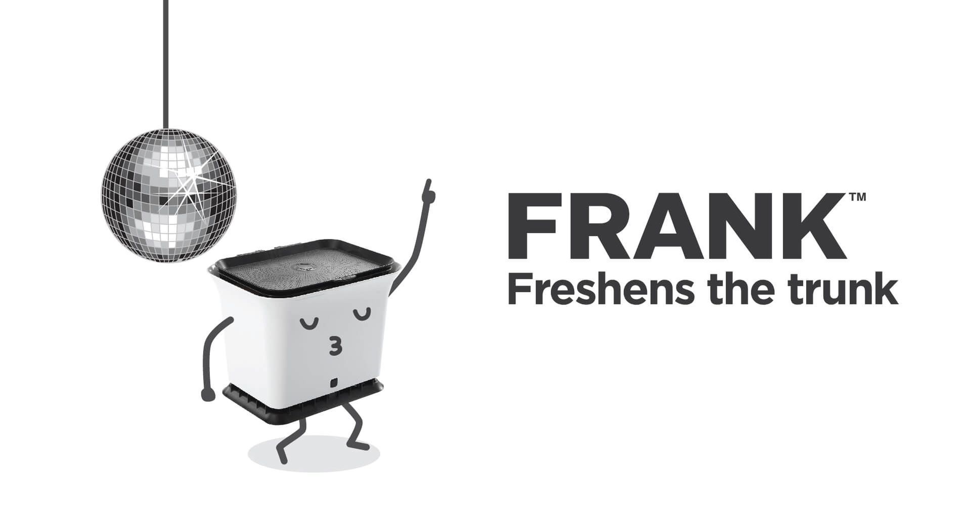 A cartoon of a trash can dancing in front of a disco ball.