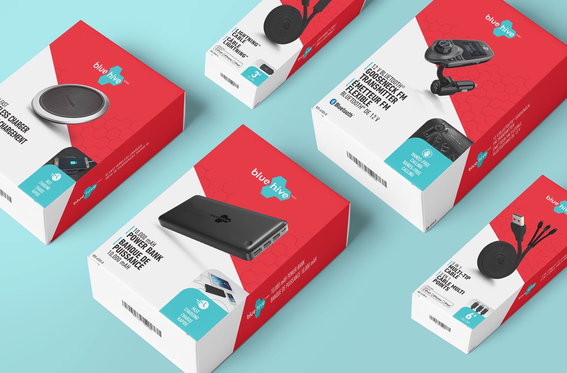 A poster for island foods shows a woman in a bikini