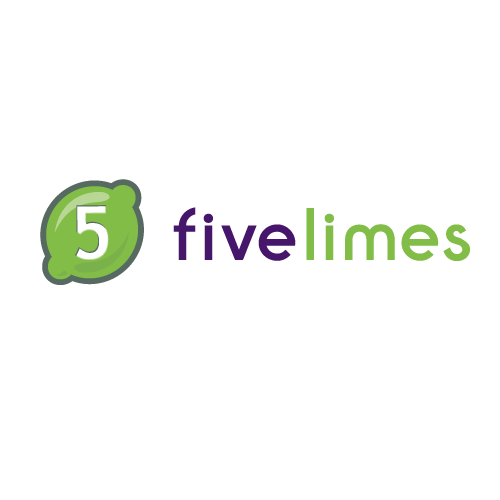 The logo for five limes is a green circle with the number 5 on it.