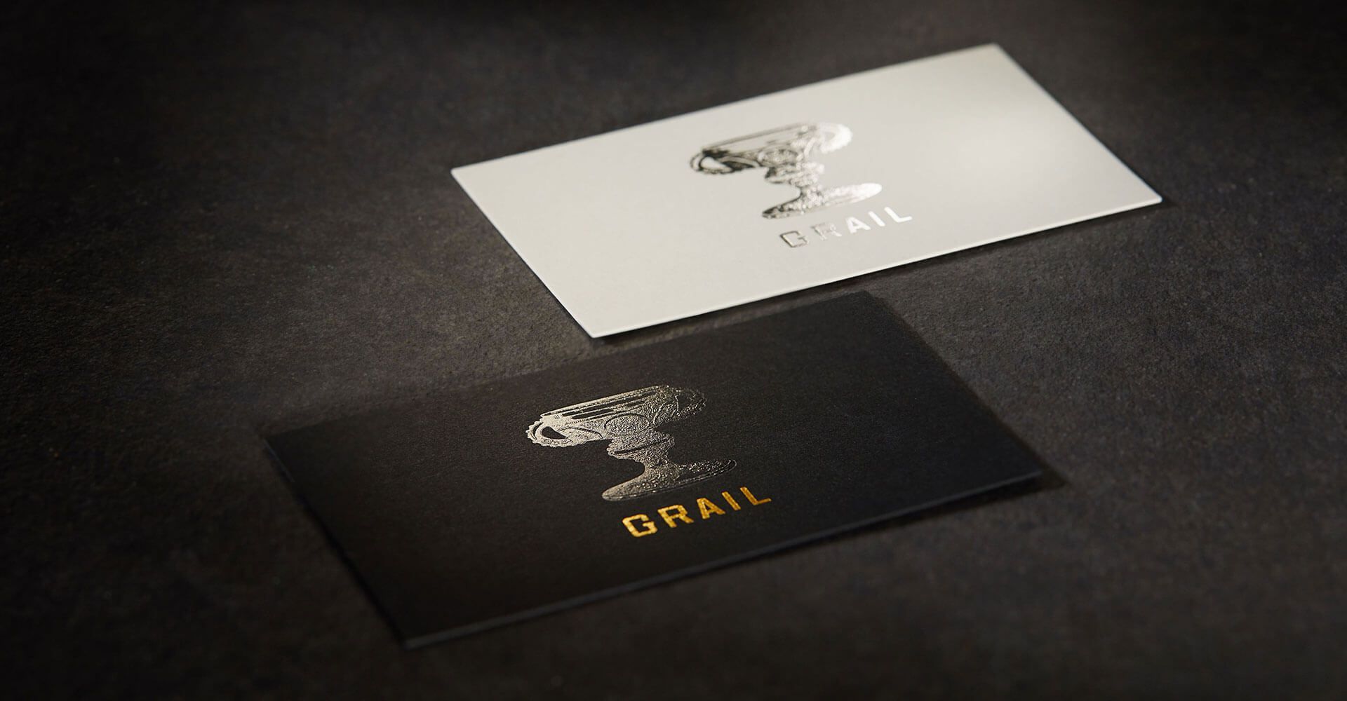 A black and white business card with the word brasil on it