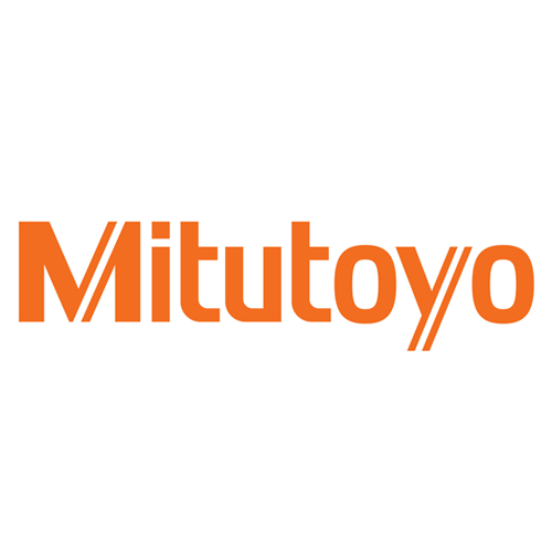 The mitutoyo logo is orange on a white background.