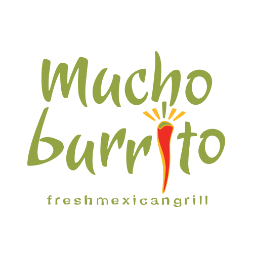 The logo for mucho burrito fresh mexican grill
