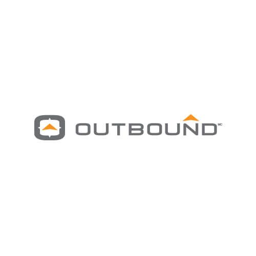 The outbound logo is on a white background.