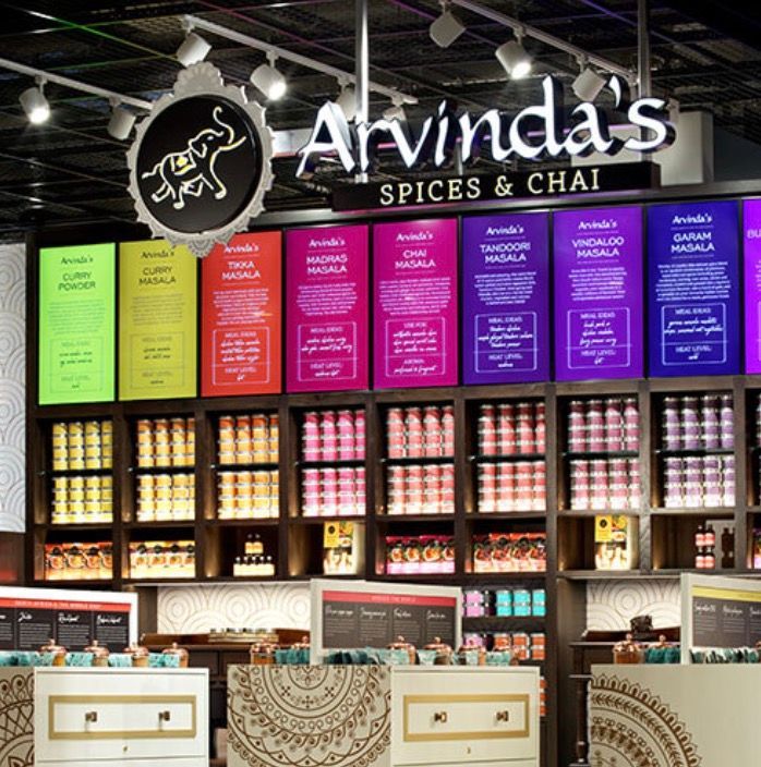 A store called arvinda 's spices and chai