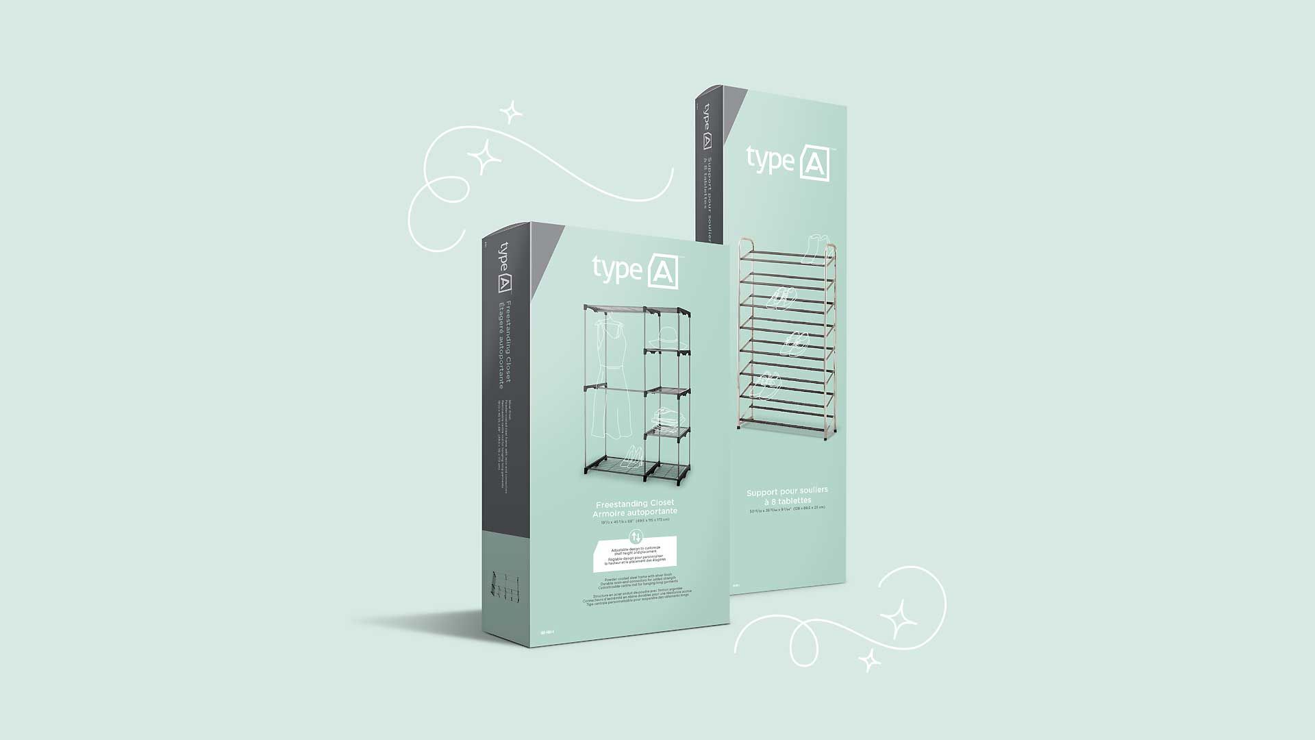 A couple of boxes sitting next to each other on a table.