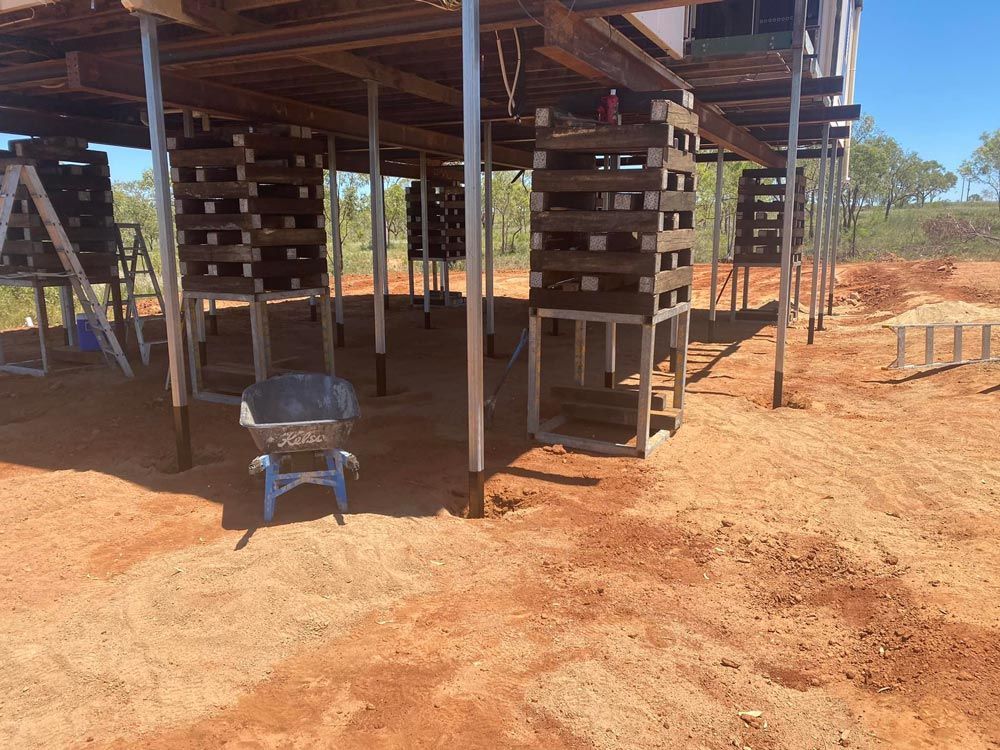 House Restumping — House Lifting Services in Garbutt, QLD