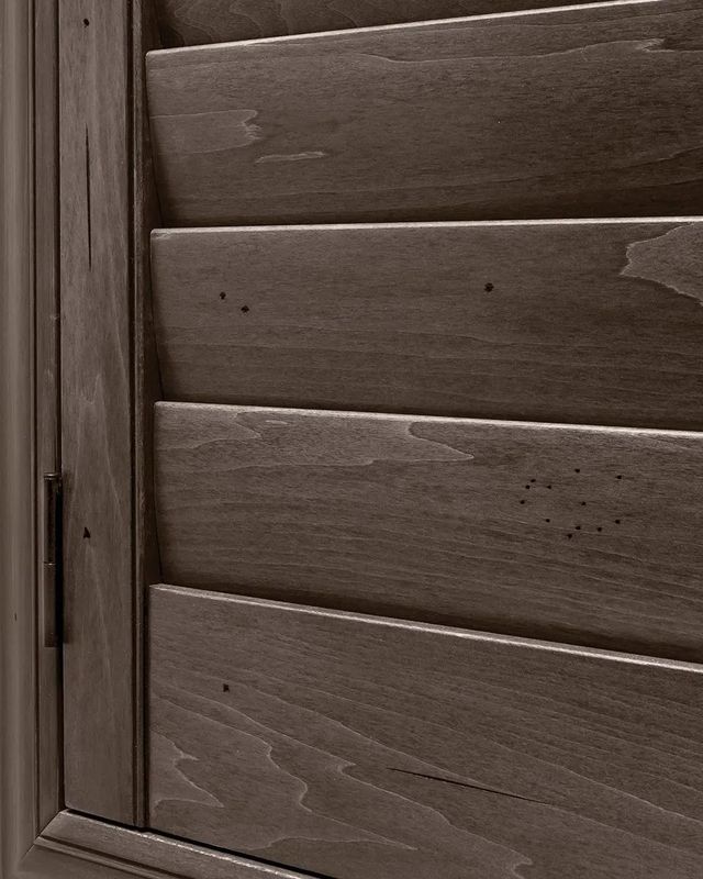 Heritance plantation shutters closed — showing full privacy and clean architectural look