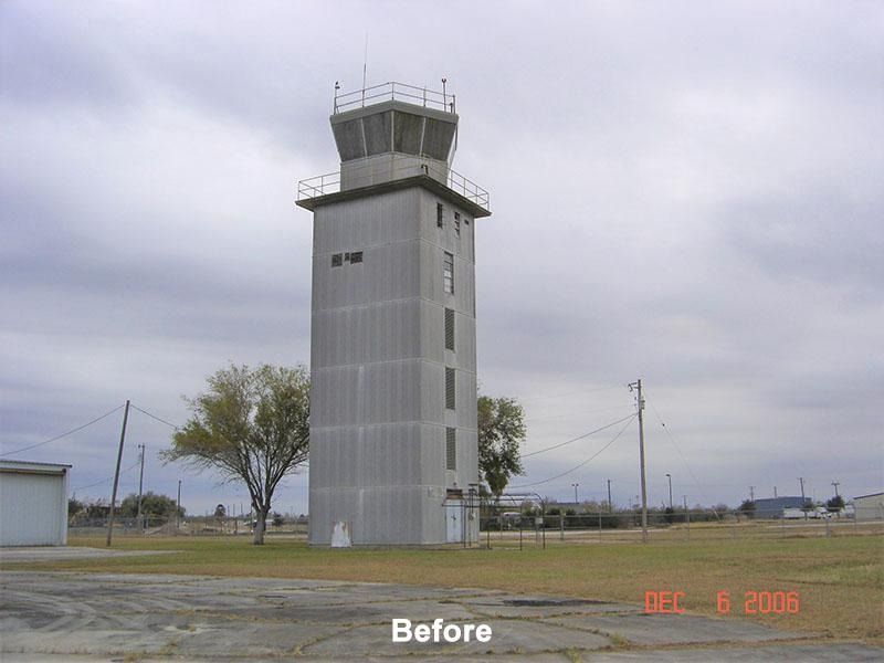 A picture of a tower before it was built