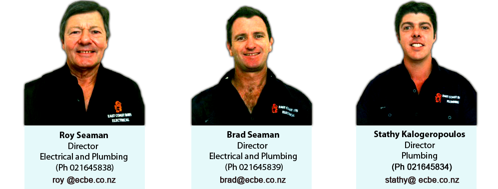 Team at East Coast Bays Plumbing and Drainage and Electrical Services