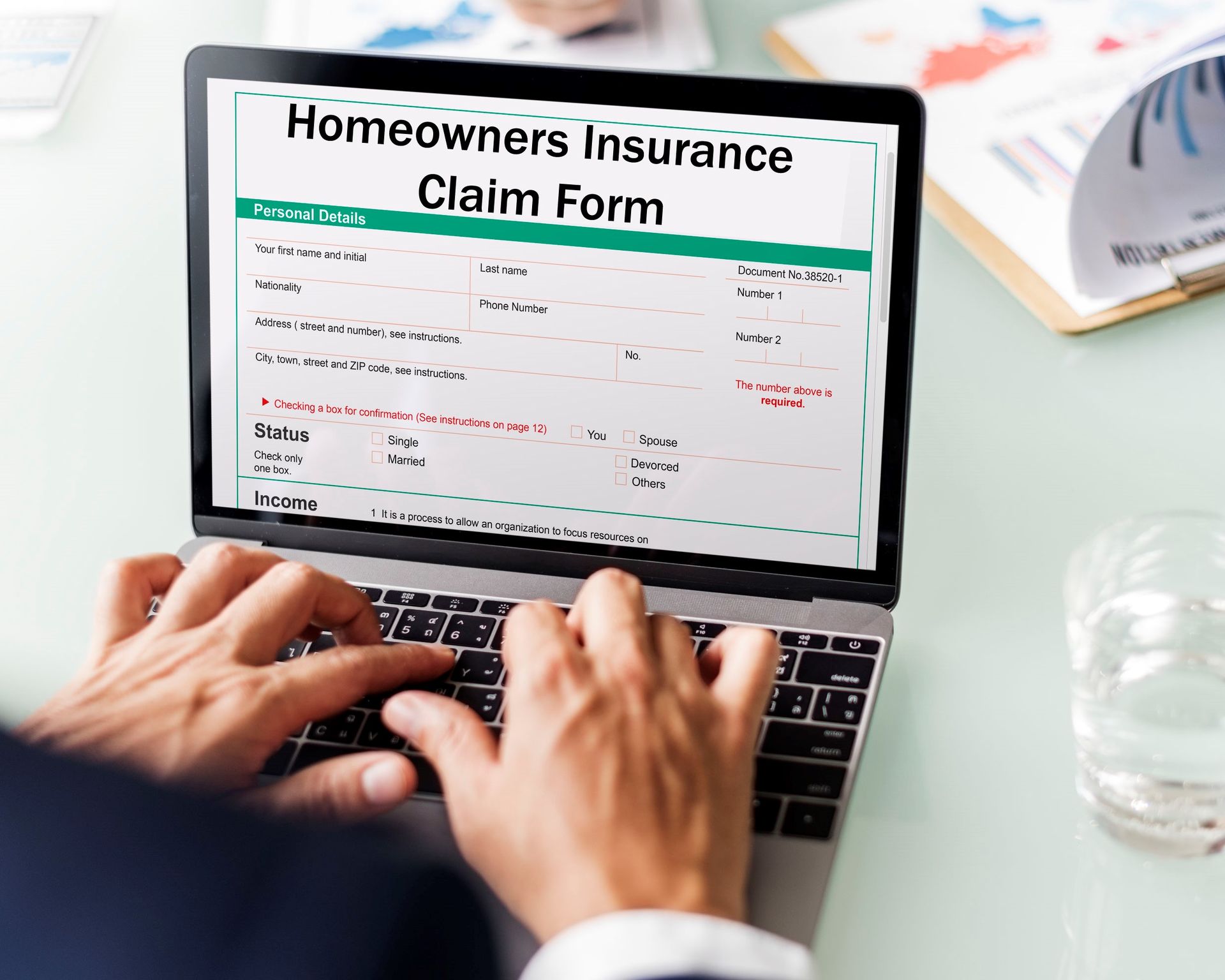 Homeowners Insurance Claim Form