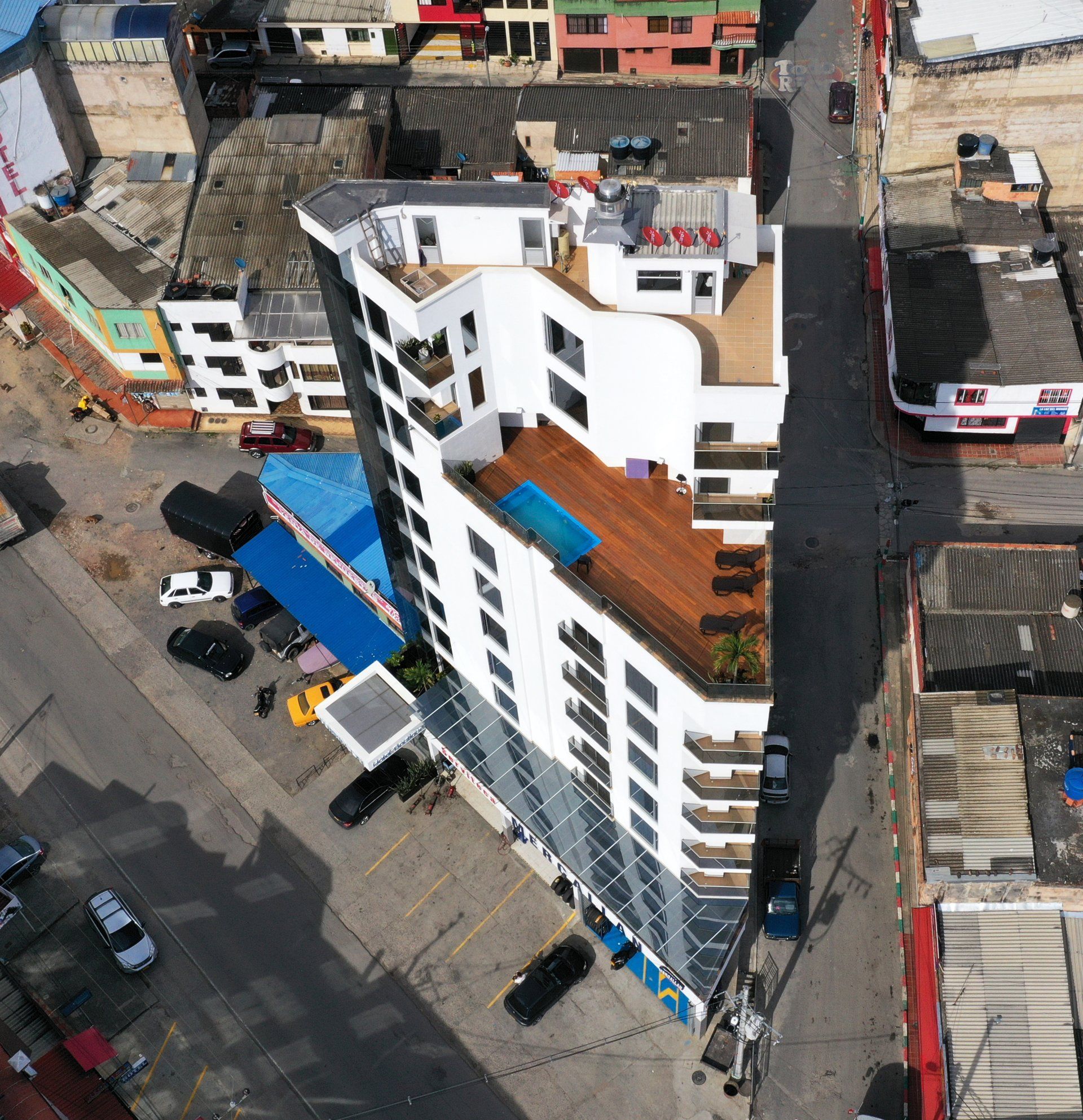 Terraza Turrim Dei Hotel Boutique Santander Barbosa