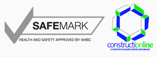 The Safemark and Constructionline logos