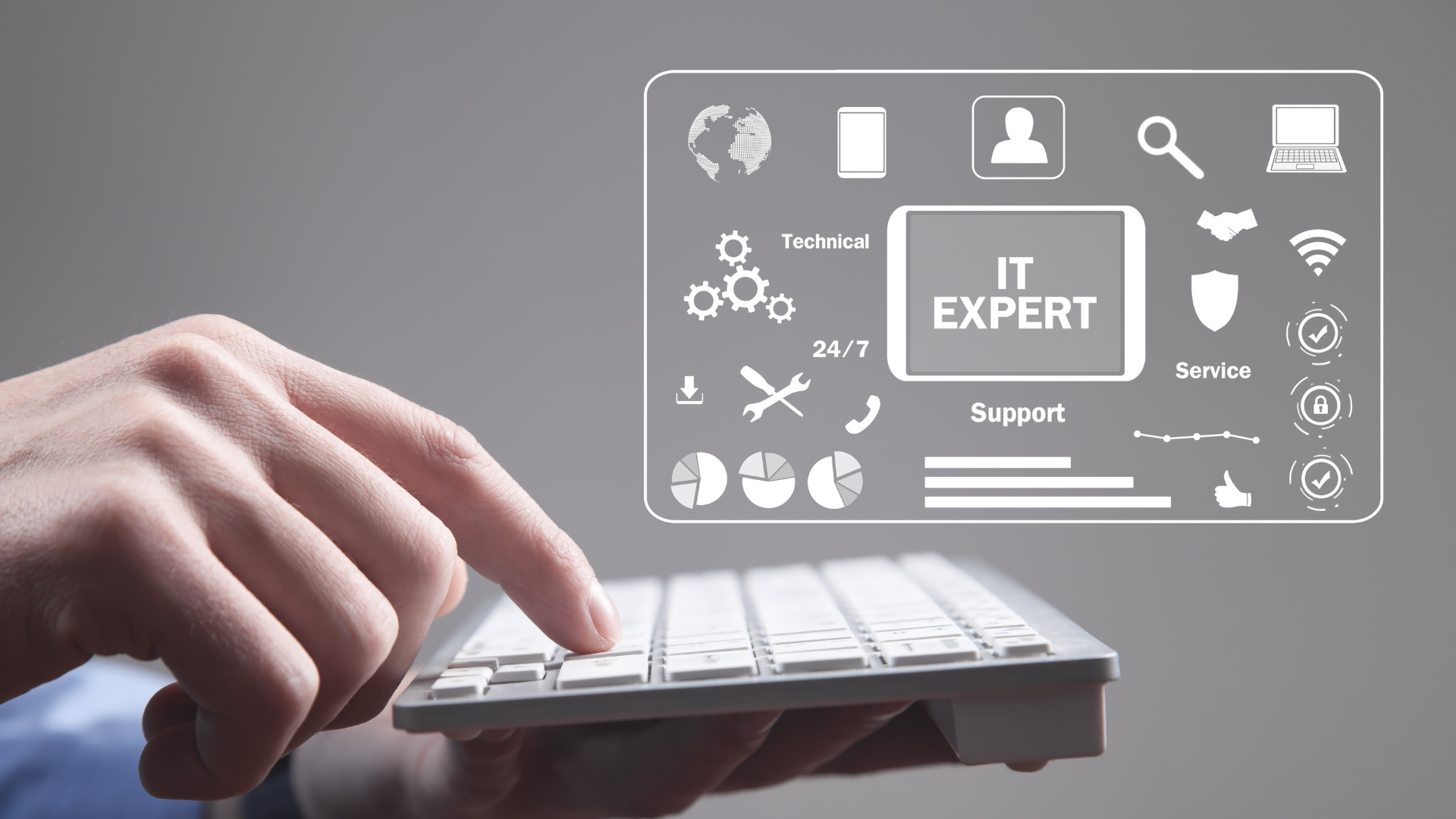 Business owner looks into the benefits of getting expert IT-managed services