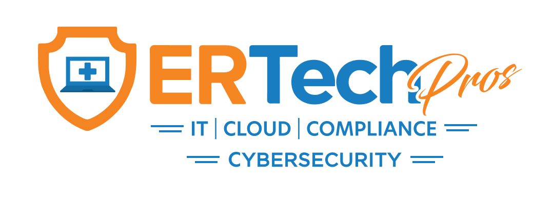 The logo for ertech pros it cloud compliance cybersecurity