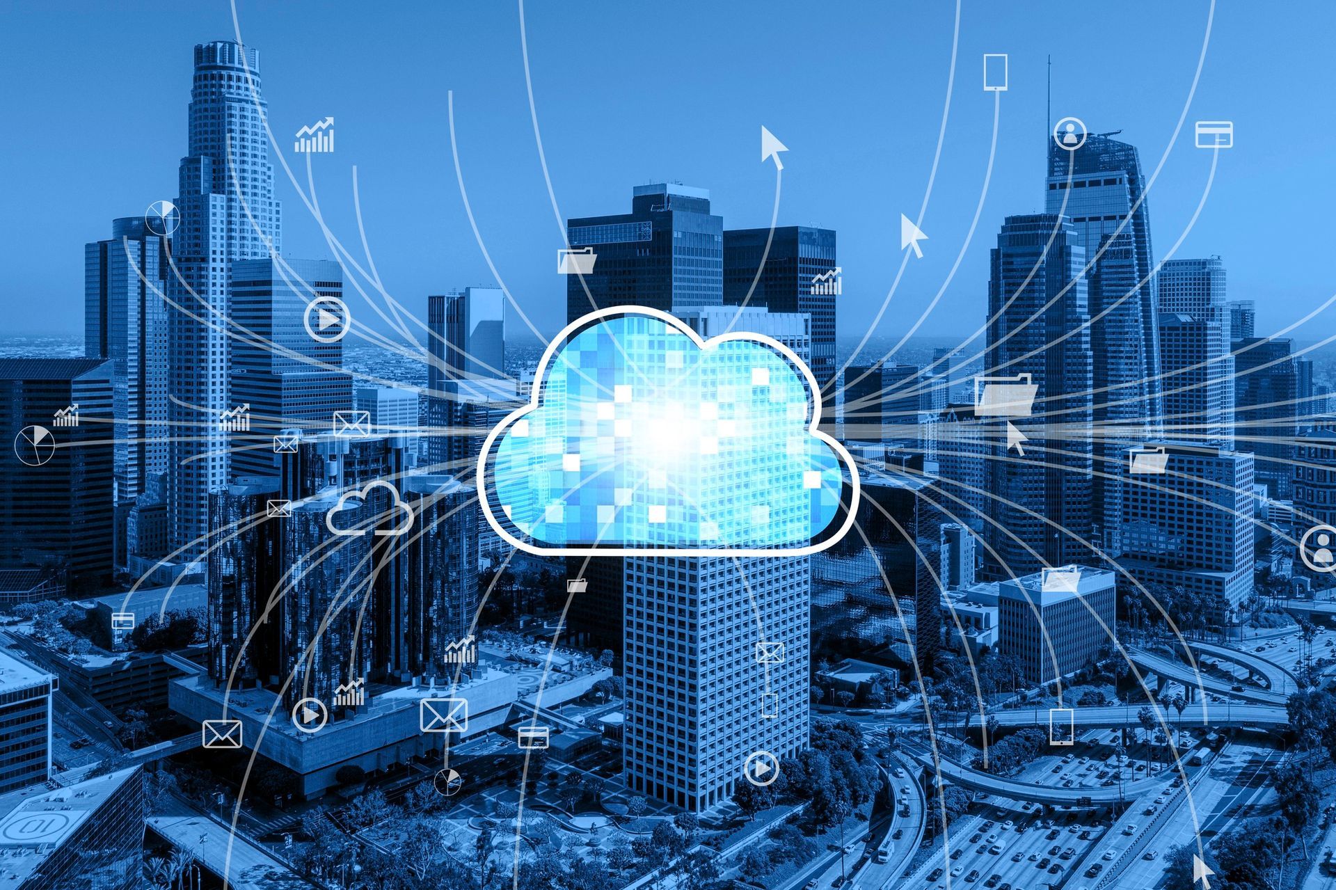 Data from all over the world are stored securely through cloud management platforms.