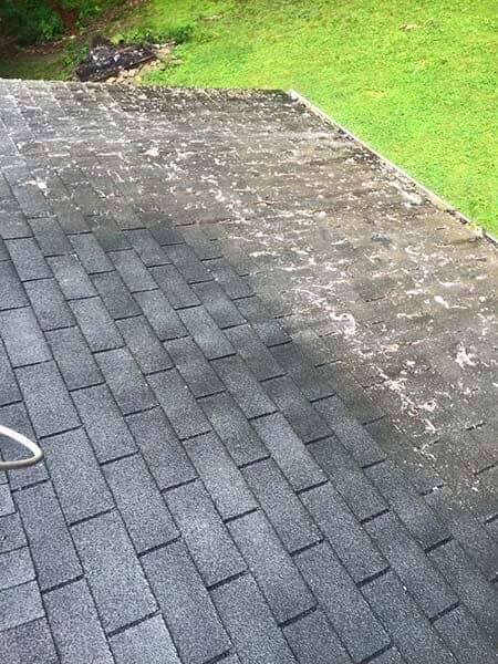 Cleaning gutter — Power Washing Services in New Galilee, PA