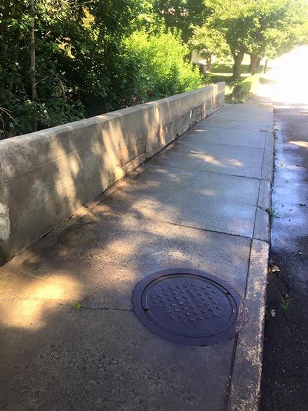 Clean sidewalk — Power Washing Services in New Galilee, PA