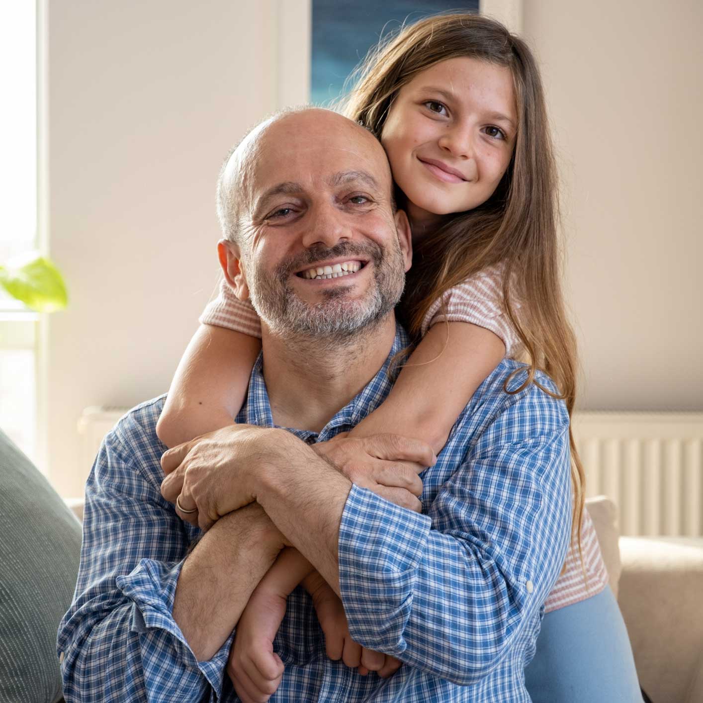 Happy Father and Daughter – Jefferson, OH – Malcolm S. Douglas Attorney At Law