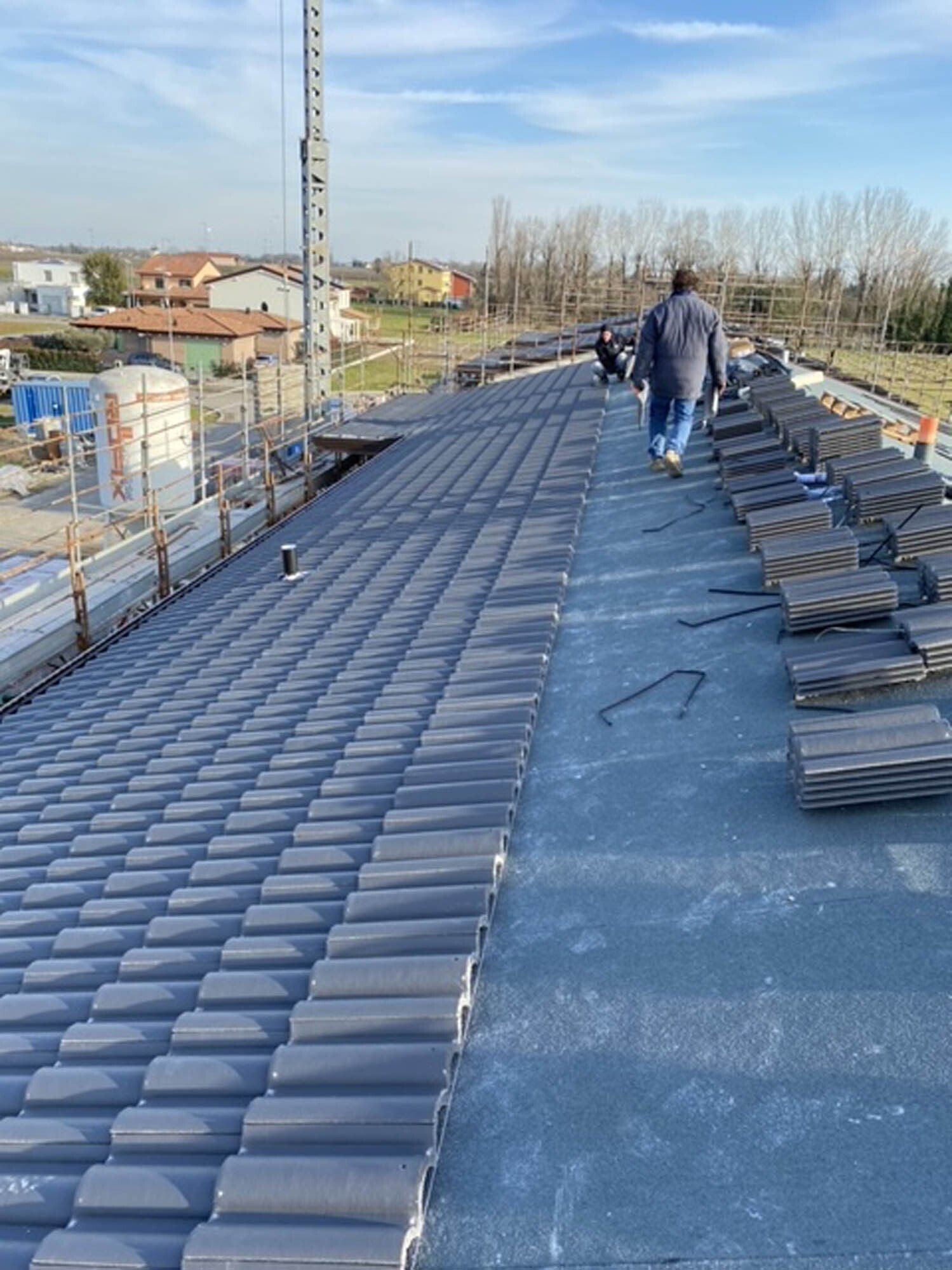 copertura con tegole