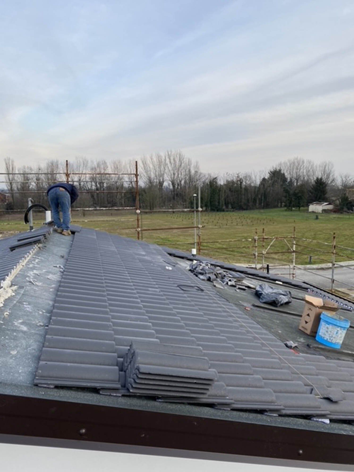 Copertura con tegole