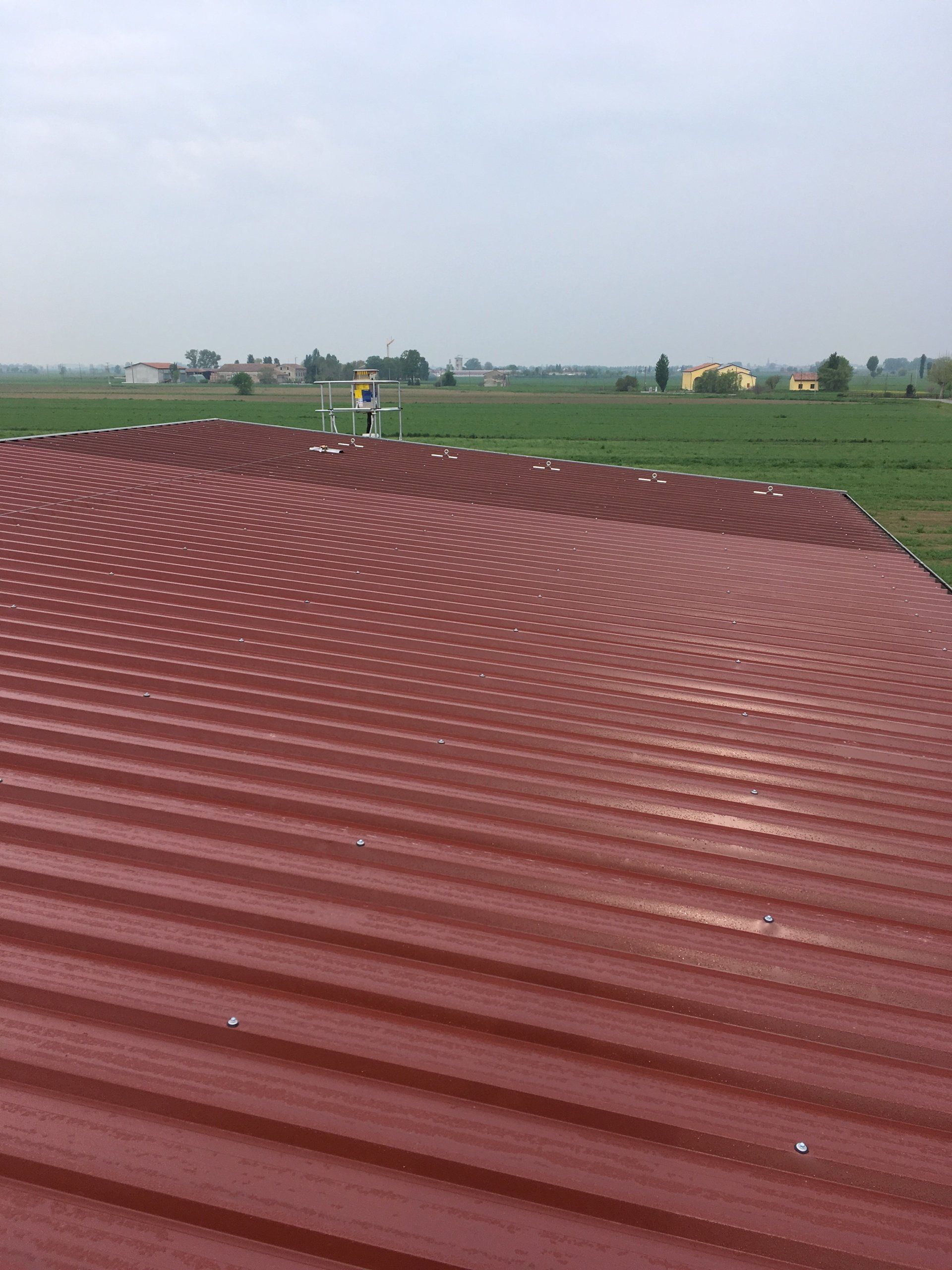 Nuova copertura con pannello grecato