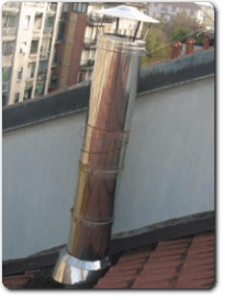 parte terminale di una canna fumaria