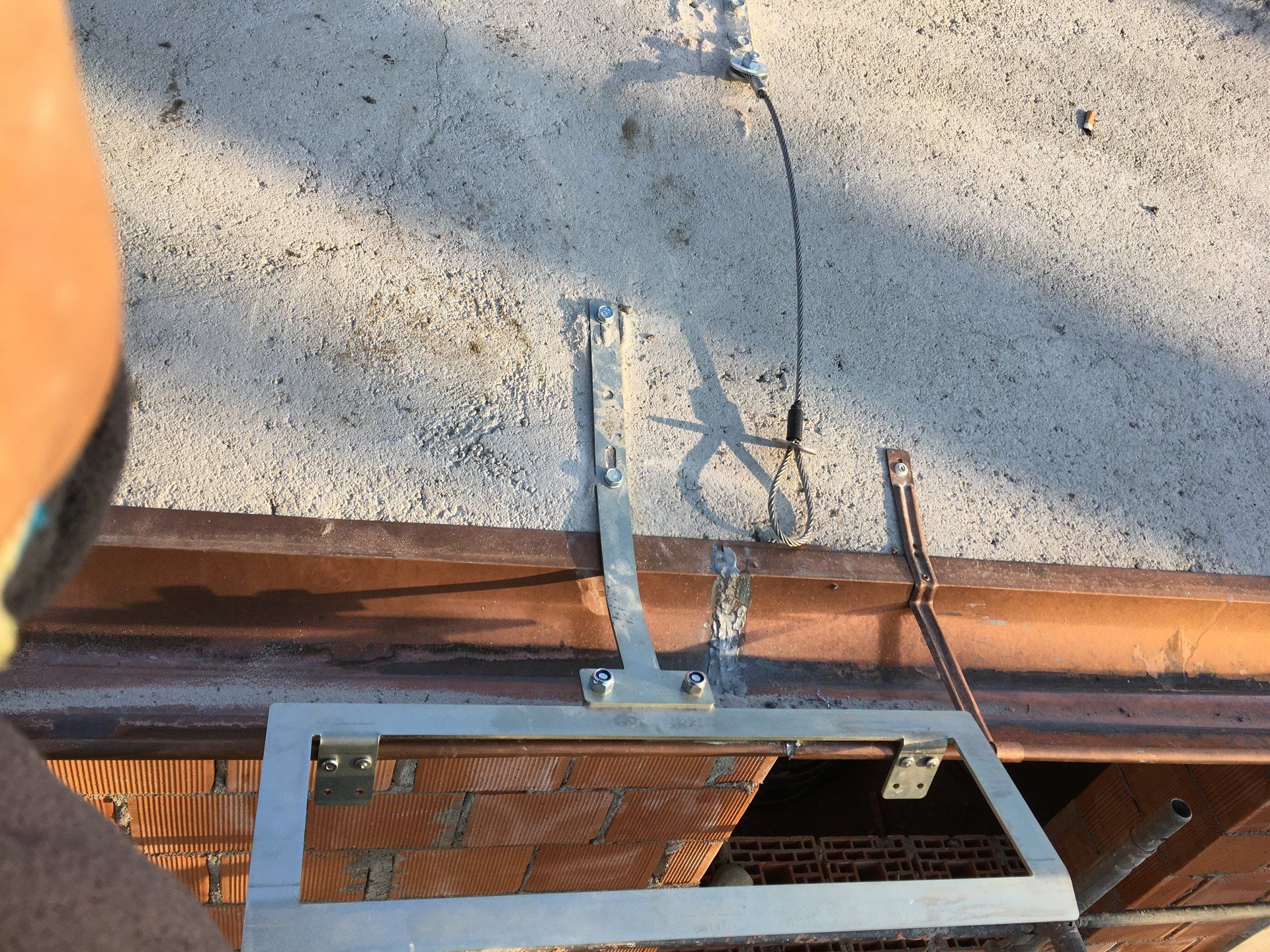 gancio di sicurezza scala