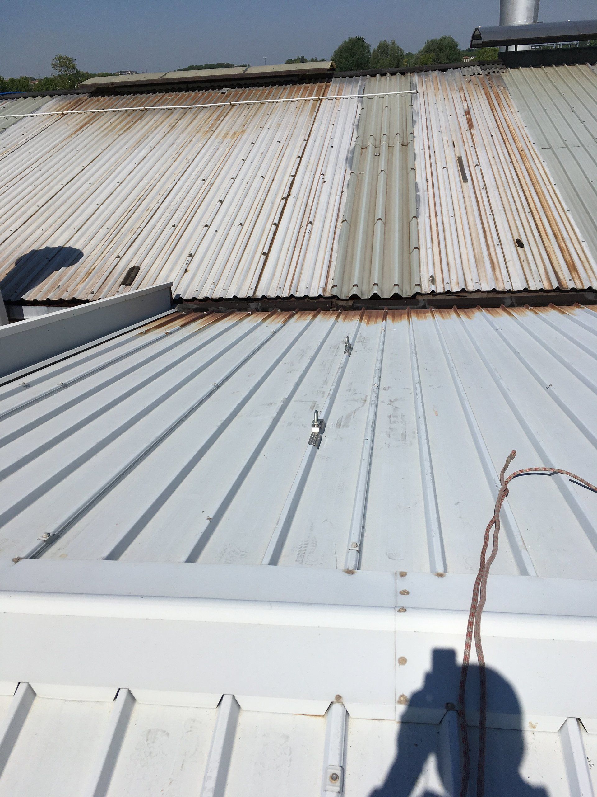 Linea vita su pannello