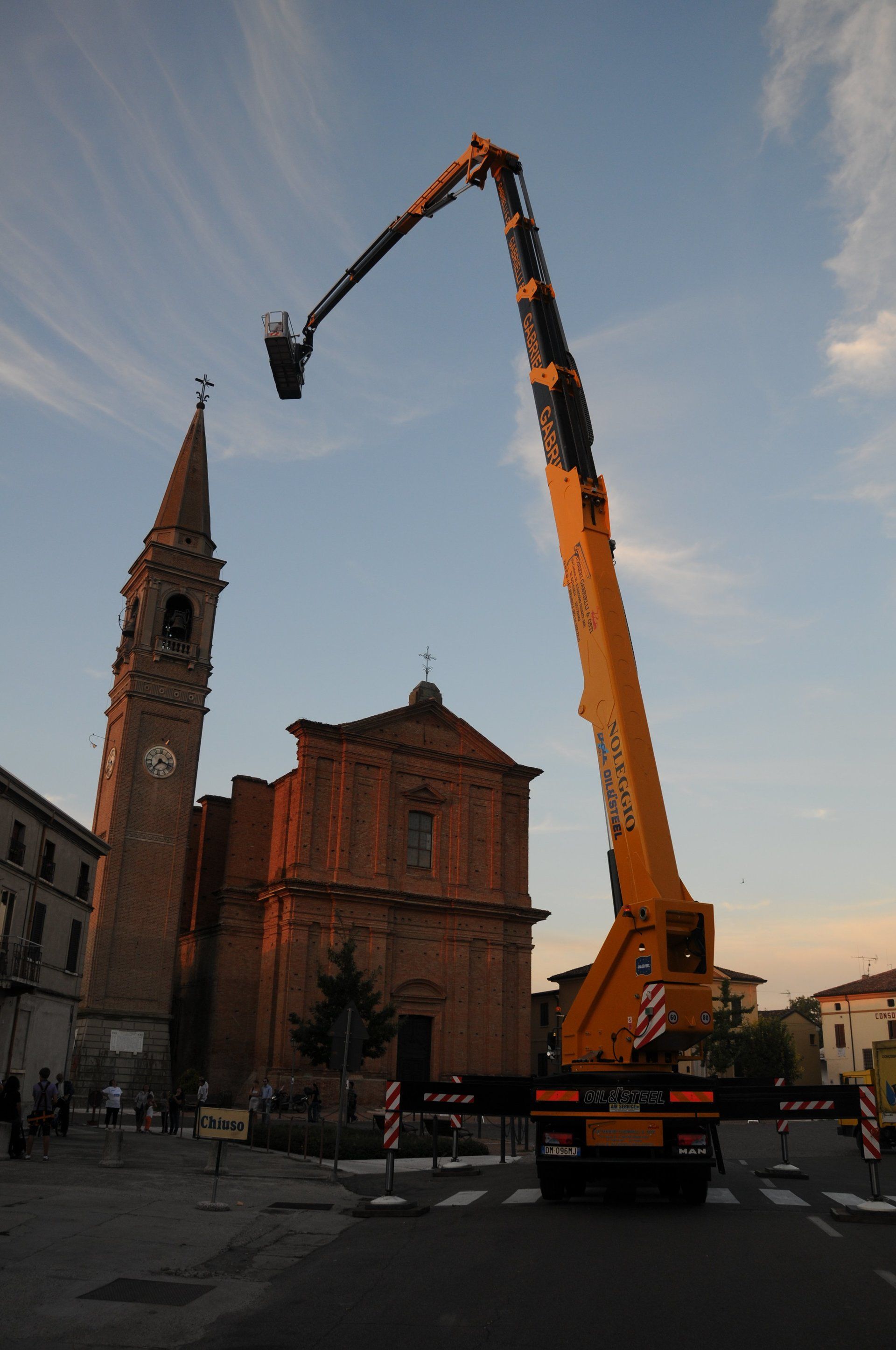 Piattaforma aerea lavori in quota