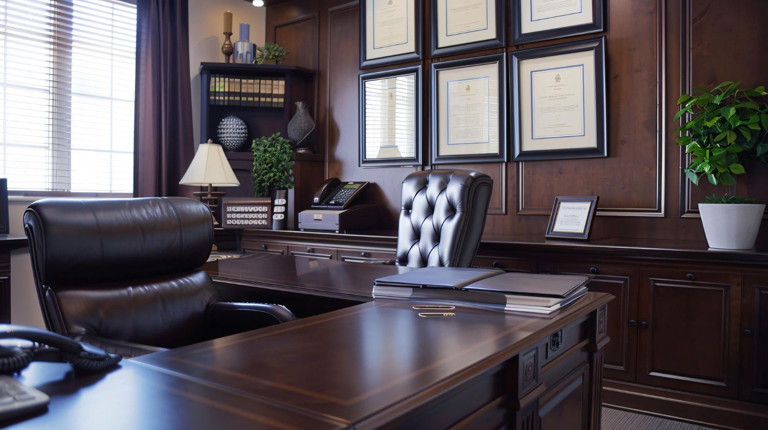 Attorney Alycia Vail Taylor smiling, wearing a black top and bright pink blazer outdoors.