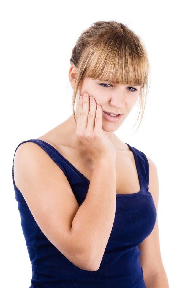 Woman Having a Toothache — Venice, FL — Davis & Beyer DDS PA