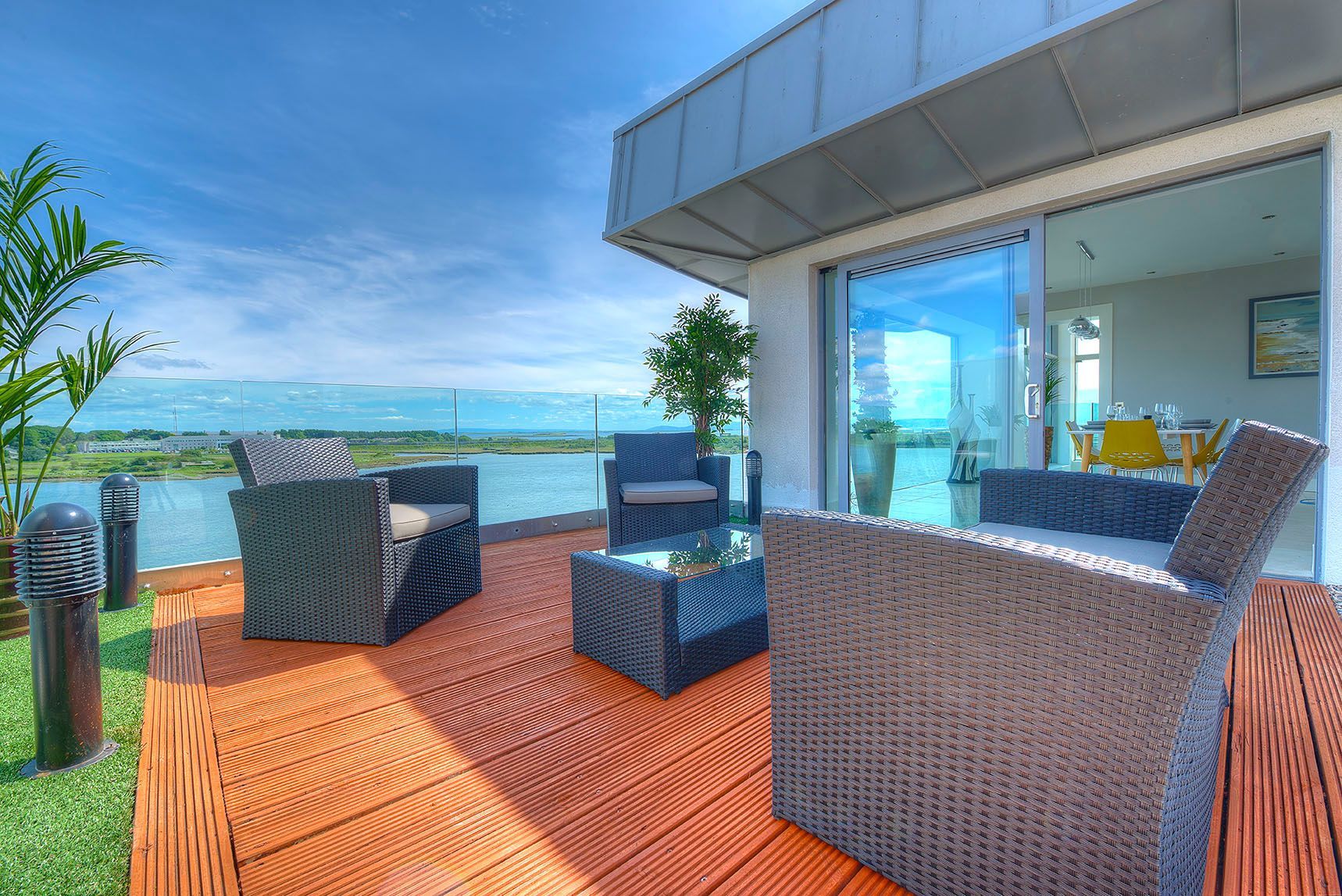 Tur An Tsaile Apartments Balcony with Lakeview