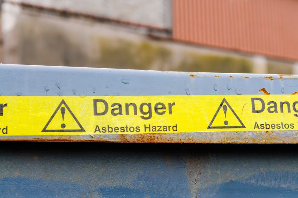 Danger Warning Sign — Asbestos Removal in Currajong, QLD
