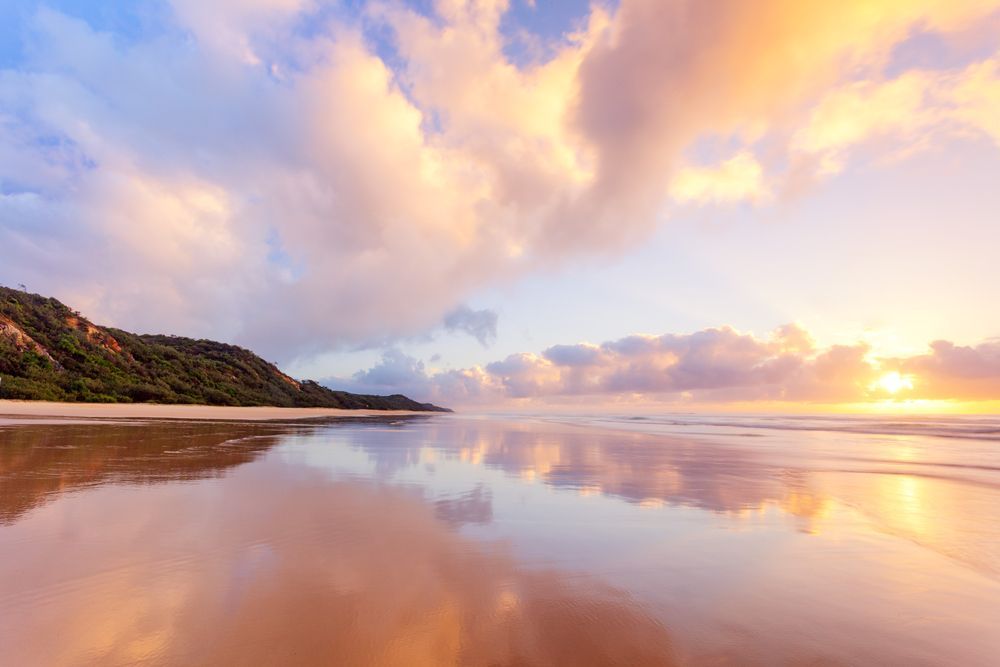 Sunrise on Fraser Island— Asbestos Removal in Fraser Coast, QLD