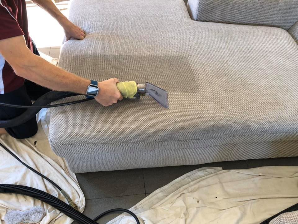 Cleaning A Fabric Lounge So It's Ready For Protection — Abbsolve Services in Cooroy, QLD