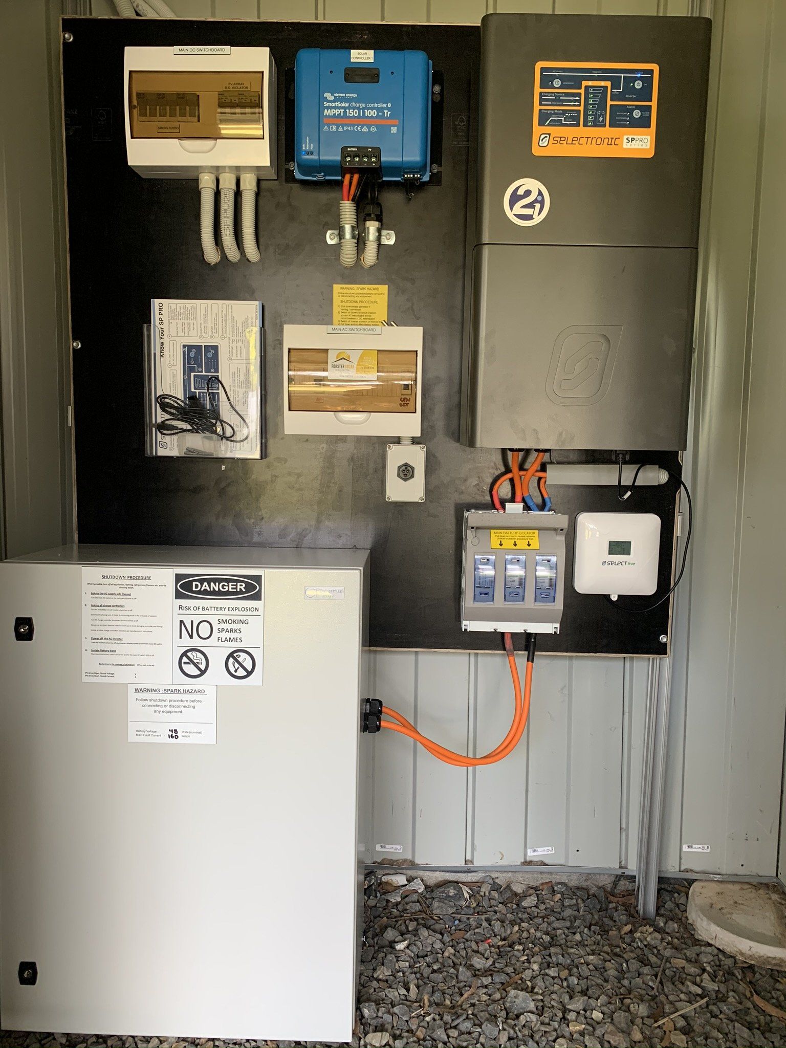 Solar Panels On Grass— Solar Electricians in Forster, NSW