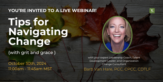 Free fall webinar: Tips for Navigating Change