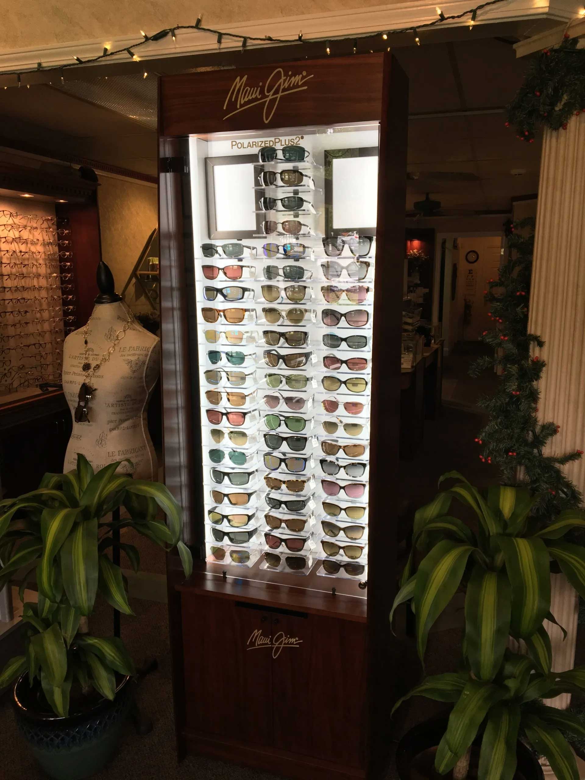 Sun Glasses On Display — Hendersonville, NC — Hendersonville Opticians
