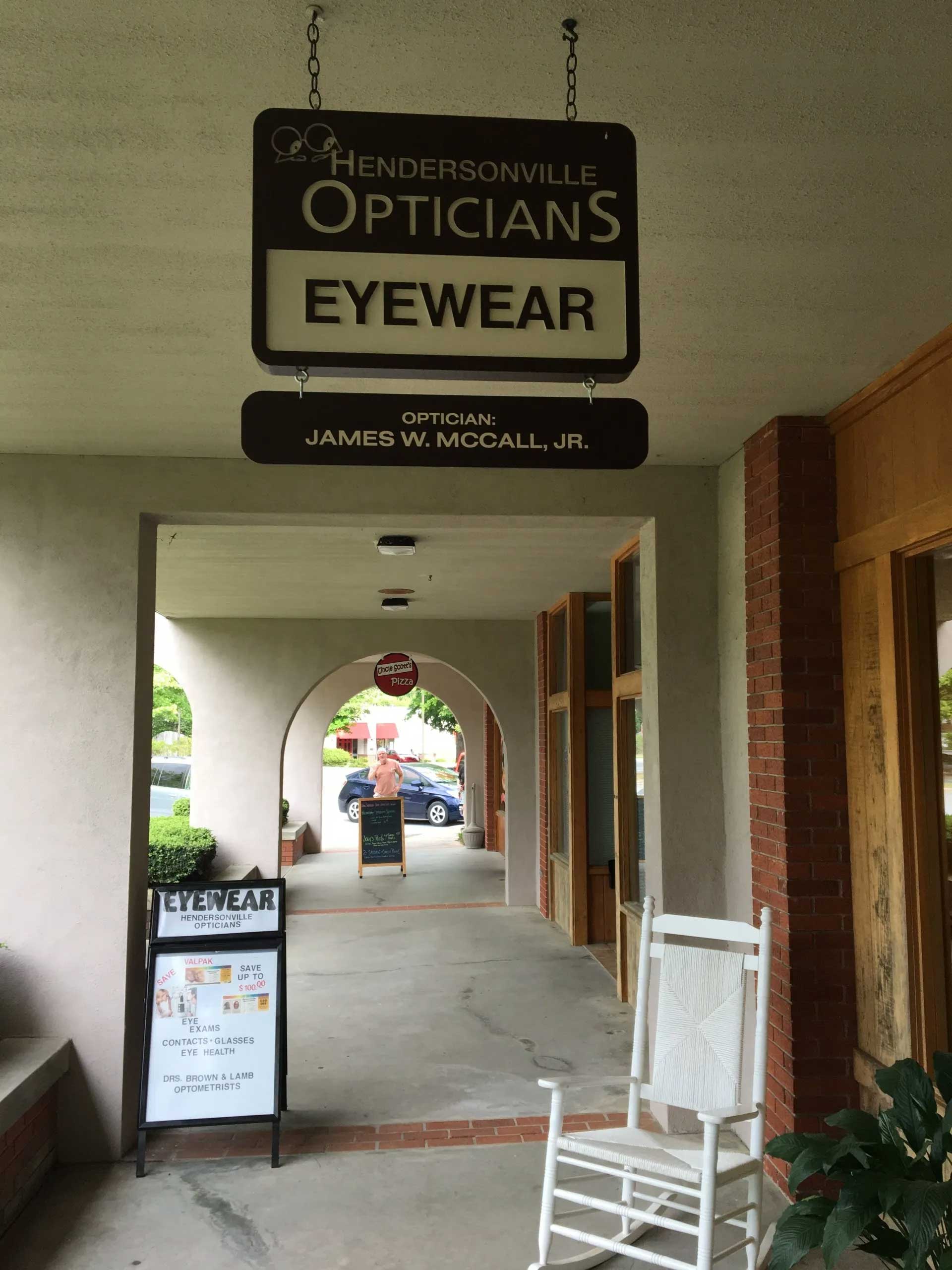 Eyewear Storefront — Hendersonville, NC — Hendersonville Opticians