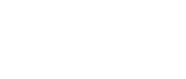 White shape with thin line.