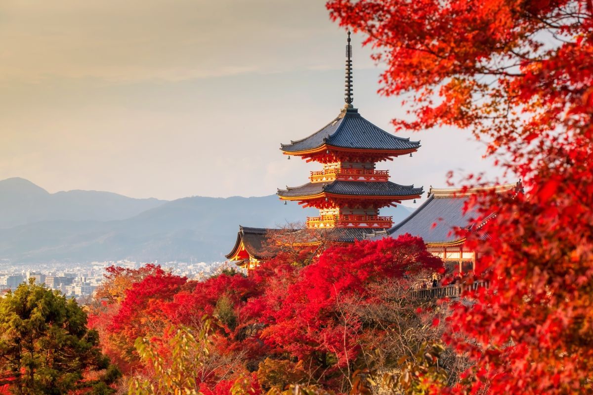 Kiyomizu-dera Temple in autumn