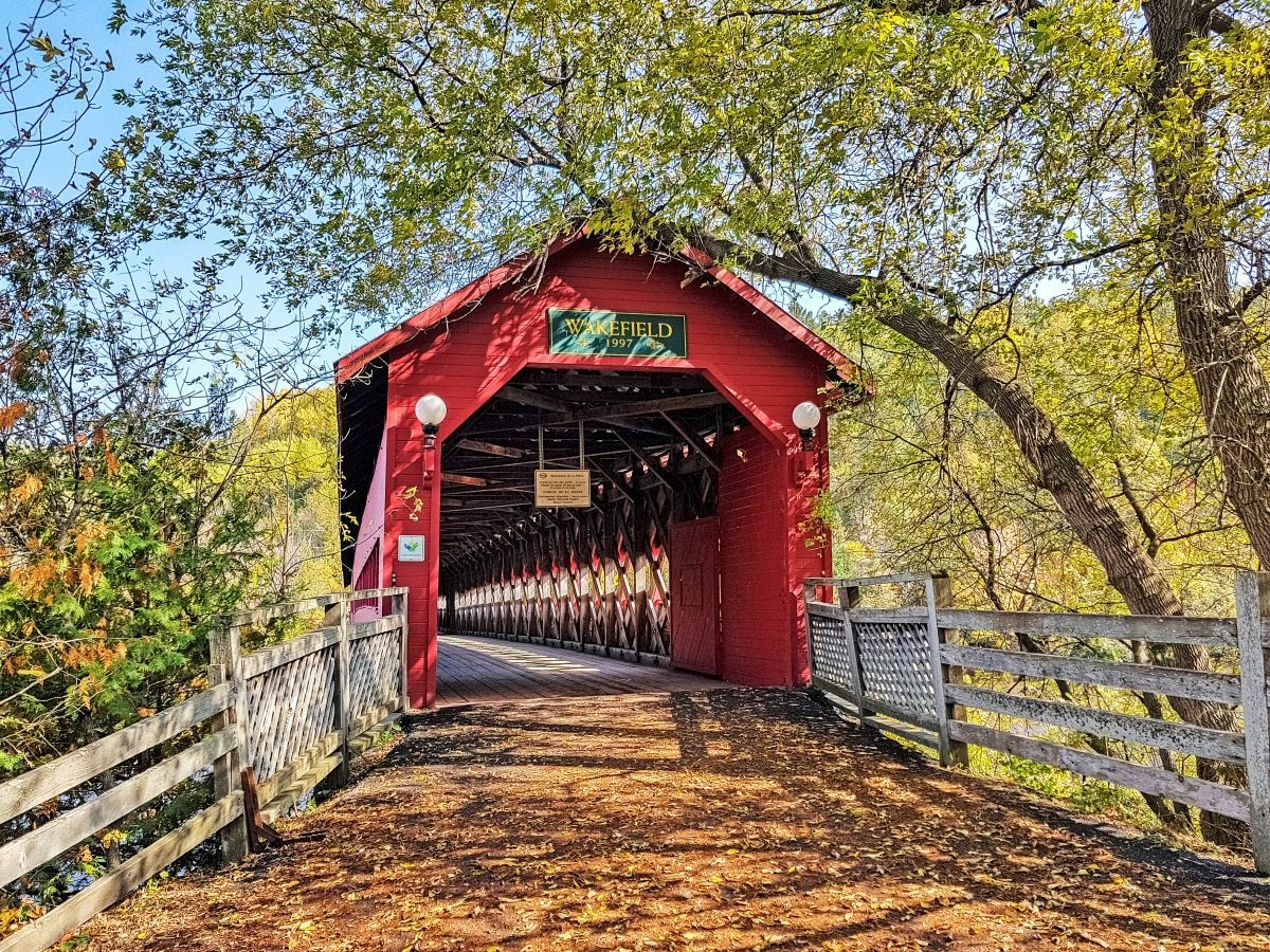 The Gendron Bridge, Wakefield, Quebec, Credit M yriam Baril-Tessie