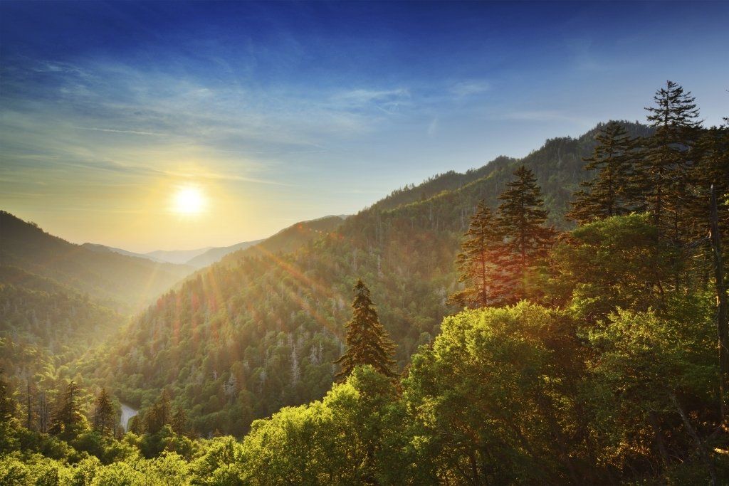 The Blue Ridge Mountains